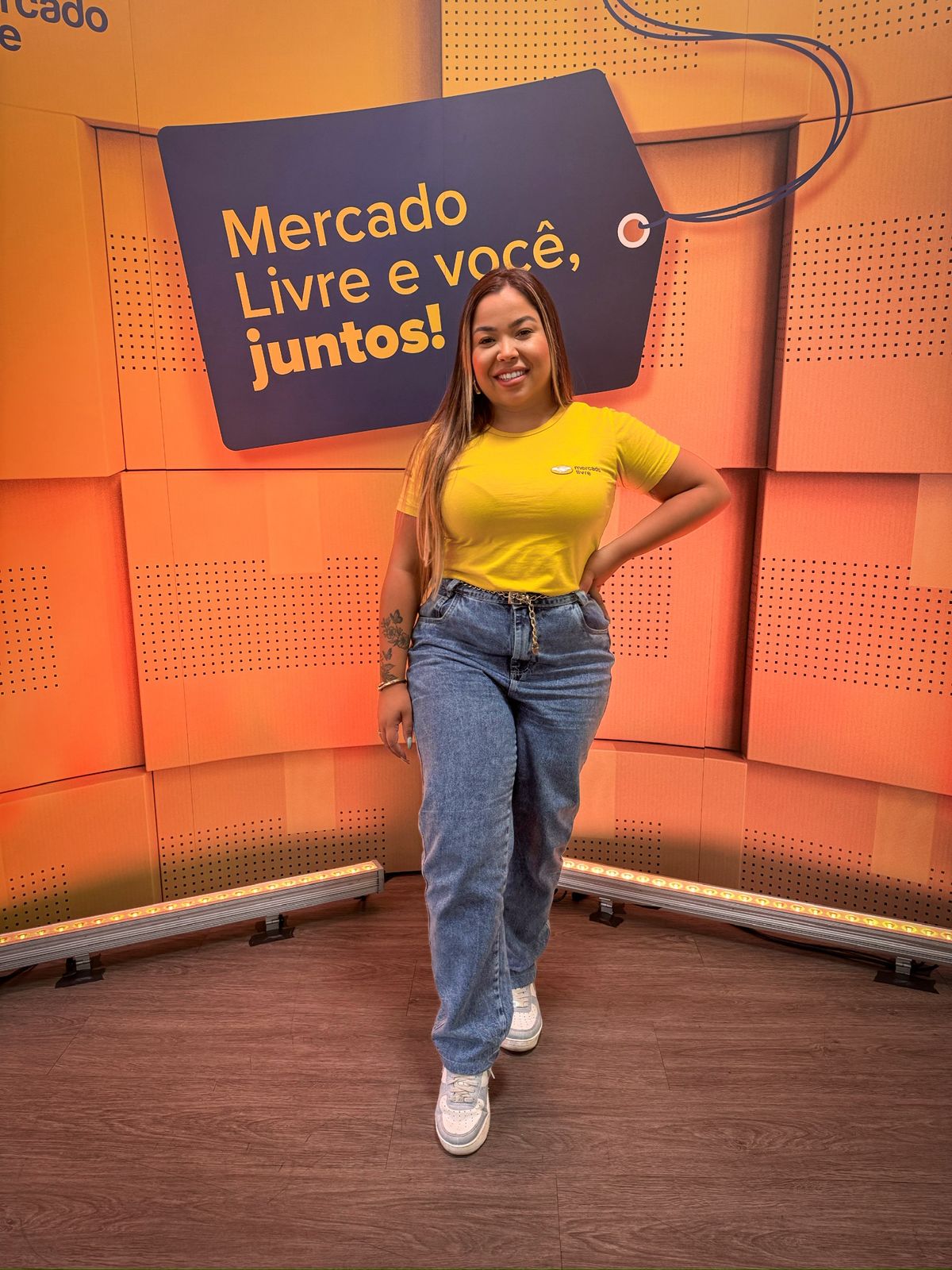 Ana no evento Mercado Livre